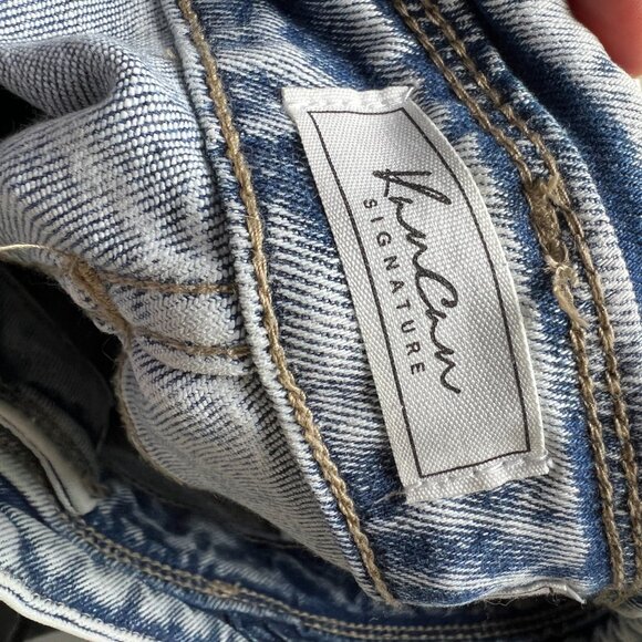 KanCan High Rise Cropped Straight Jean Size 30 - Picture 6 of 8